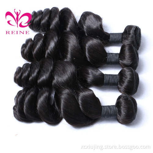 REINE Malaysian Unprocessed Virgin Human Hair 8-30inch 100g/pcs Loose Wave hair extensions for black hair